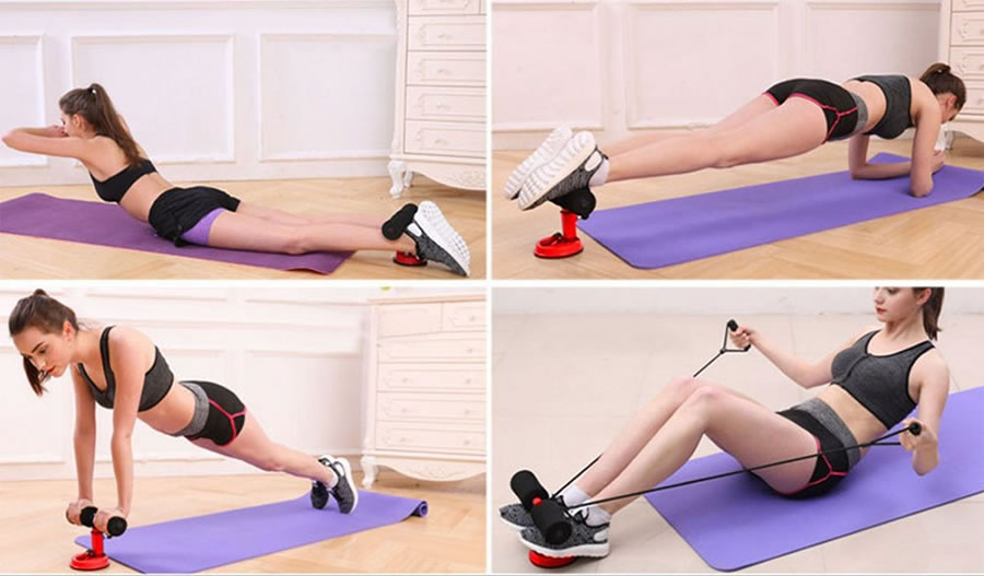 Dụng Cụ Tập Cơ Bụng Đa Năng Đế Hít Chân Không